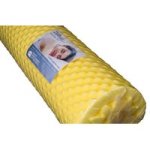 Convoluted Foam Mattress Topper Yellow