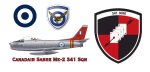 Canadair Sabre MK-2 341 Sqn Mug
