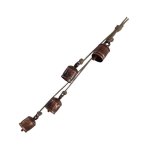 4 Copper Bells On Jute Rope 80CM