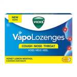 Vicks Vapo Lozenges Honey Lemon Menthol 8S
