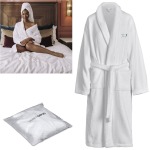 Langham Ladies Coral Fleece Bathrobe