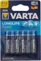 Varta Longlife Power Aaa Battery 6 Pack