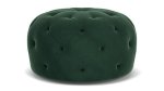 Abby Pouf Velour Dark Green - Velour Lux Dark Green 66