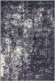 Elegant Batik Mottled Abstract Design Rug Dark Grey And White