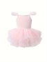 Girls' Cotton Ballet Tutu Dress - Red Tulle Skirt Elastic Comfortable Fabric For Parties And Festivals Multiple Colors Available