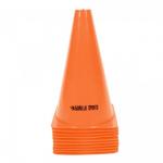 Cone Set Of 10 Orange - 23 Cm