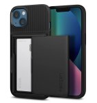 Spigen Iphone 13 Premium Slim Armor Card Case Black