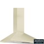 Smeg KSED95 Wall Mounted Extractor Hood 90CM Vintage Cream