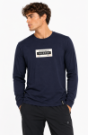 Salomon Mens Team Player Long Sleeves T-Shirt In Midnight Blue - Midnight Blue 3XL