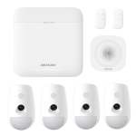Hikvision Ax Pro 64 Zone Indoor Alarm Starter Kit Four Camera Passives