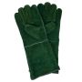 Strike-arc Leather Welding Glove Elbow Grey/green