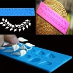 Premium Silicone Lace Leaf Mold For Fondant & Chocolate - Versatile Cake Decorating Tool Food-safe Heat Resistant -40C To 230C