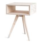 White Bubble Bedside Table