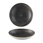 Stonecast Raw - Black - Coupe Bowl - 18.2CM 12 - CC-SRBL-EVB7.1