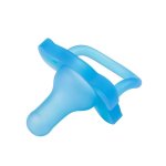 Happypaci One-piece Silicone Pacifier 0M+ Blue 2-PACK