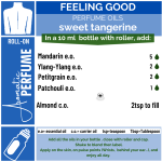 Aromatic Perfume - Roll On - Sweet Tangerine - RECIPE SYNERGY - Feeling Good Collection