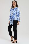 Alexa Floral Shirt & Pants Modern Office Set