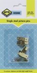 Home Picture Pins Single Steel P 6