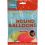 High Quality Neon Round Balloons 10-PACK