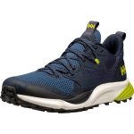 Men's Falcon Trail Running Shoes - 598 Saphire Navy / Sweet Lime / UK7.5