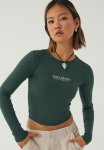 Lenny Graphic Long Sleeve Top - Amazon Green santa Monica