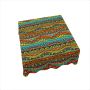 African Striped Square Tablecloth