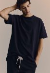 Loose Fit T-Shirt - Navy Blue