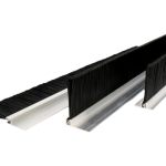 100CM Aluminum Alloy Strip Brush - Door Bottom Sweep Brush For Home & Industrial Use 15CM Height - Durable Versatile Easy Instal