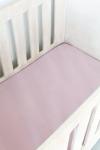 Dusty Pink Muslin Cot Fitted Sheet - Large Sa Cot: 132CM X 66CM X 10CM