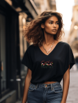 C'est La Vie Oversized Tee - Black - Xlarge