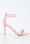 Madison Ava Ankle Tie Stiletto Heel - Blush Pink