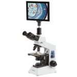 Z110-THD9 Biological Quality Microscope Lab Trinocular Compound Microscope With Digital Screen