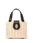 Brianna Basket Bag - 0 Natural black
