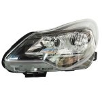 Opel Corsa Essentia Headlight Black W socket Left 11-15