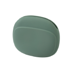 Olive - Green Oval Silicone Earphone Organizer 9 8CM