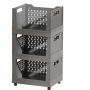 Set Of 3 Collapsible Storage Boxes On Wheels