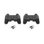 Wireless Controller For Playstation 3 + Charging Cables - 2 Pack