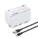 NP-F750 4400MAH Lithium Battery With Type-c Fast Charging For LED Lights