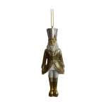 Goldair Gold And White Soldier Standing 5.4X5X13CM