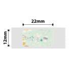NB123 - - D11 D101 D110 H1S - 12X22MM - 260 Rabbit Green Labels