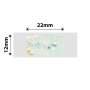 NB123 - NIIMBOT - D11 / D101 / D110 / H1S - 12X22MM - 260 RABBIT GREEN LABELS