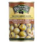 Treated Green Olives Stuffed With Garlic Paste In Brine 300G