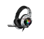 K19 Gaming Headset - Grey Camouflage Compatible With PS5 Xbox & PC
