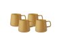 Maxwell & Williams Blend Sala Latte Mug Set Of 4 Mustard