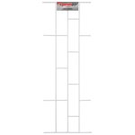 Burglar Bar 530X1270MM Brick White Xpanda
