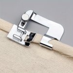 1PC Rolled Hem Foot Hemmer Presser Foot Sewing Machine Attachment For Brother Singer Domestic Machines Durable Metal Constructio
