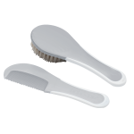 Bebejou Brush And Comb Set- Asstd Colours - Light Grey