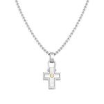Manvision Necklace With Cross Pendant With Screws