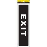 Information Sign – Exit – White-black – 185 X 50MM – Signaex