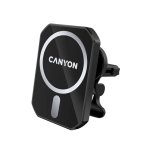 Canyon CH-15 Magnetic Car Holder And Wireless Charger - Black